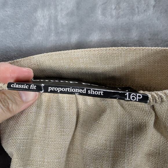 alfred dunner Pull On Pants Womens 16P Petite Brown Classic Fit Comfort Career - Picture 9 of 11